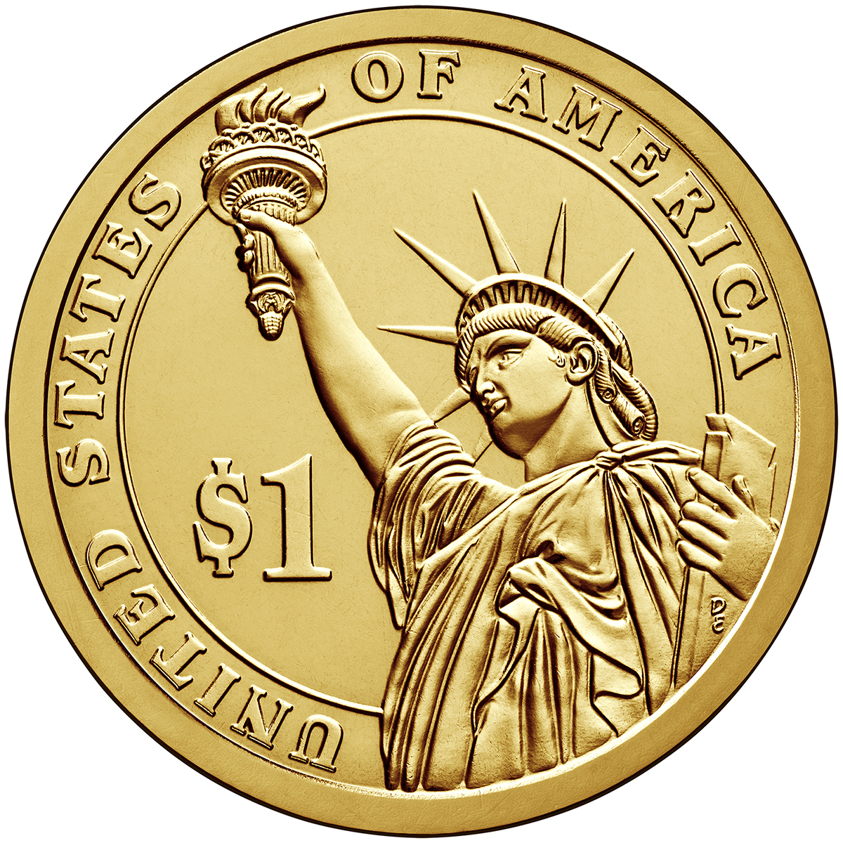 2016 Presidential Dollar Coin Uncirculated Reverse