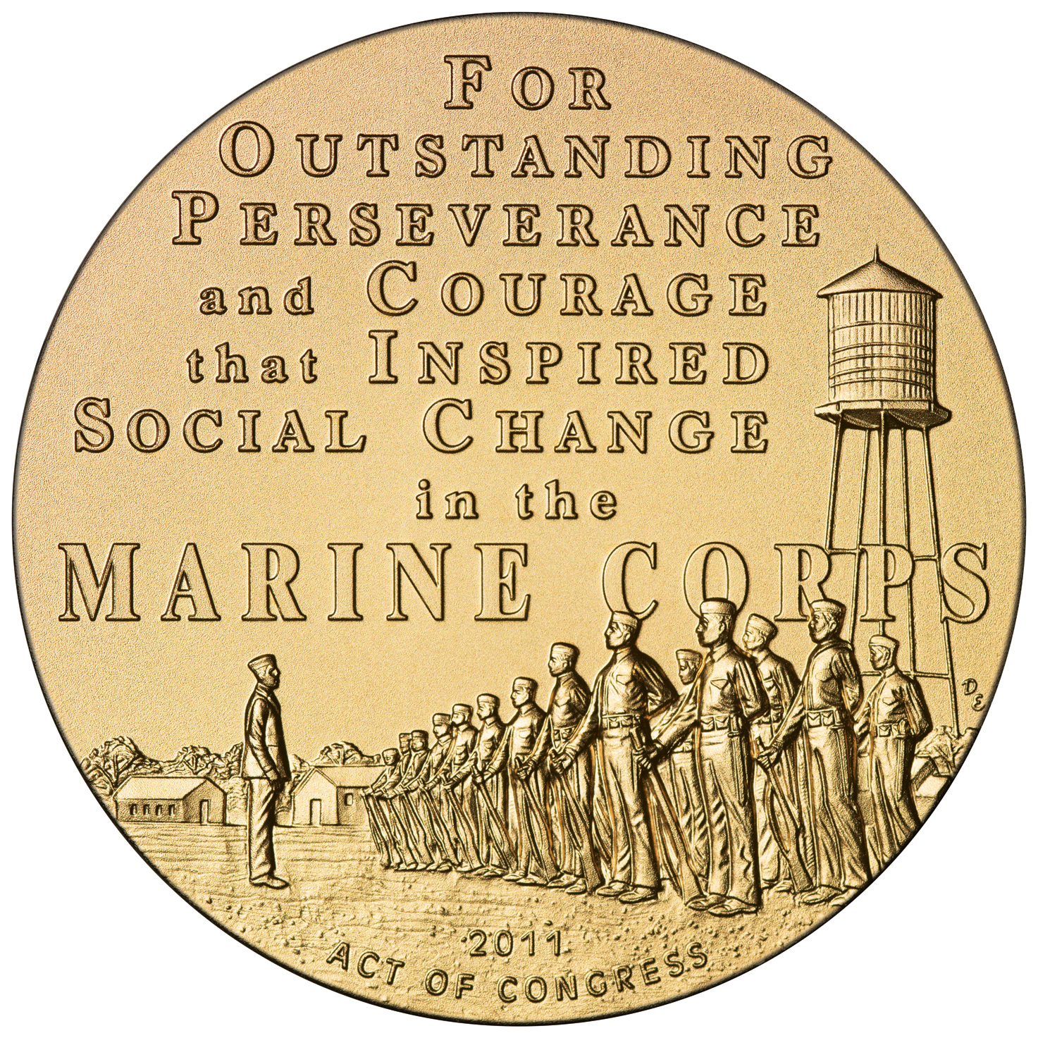 2011 Montford Point Marines Bronze Medal Reverse
